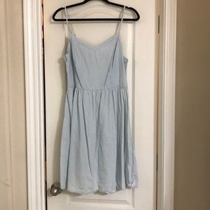 Denim fit and flare cami dress